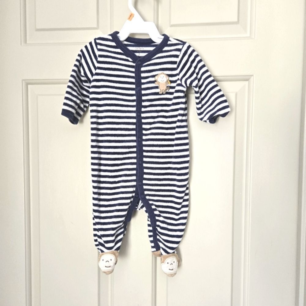 3/$15 Carters Terry Cloth Sleeper Size 3